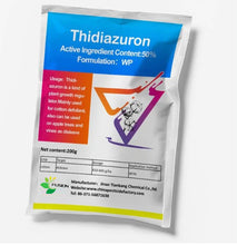 Load image into Gallery viewer, Hot Sale Cotton Defoliant Thidiazuron 97% TC Plant Growth Regulator Thidiazuron Diuron TDZ 50%WP Price