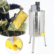 Load image into Gallery viewer, Stainless Steel 3 Frame Bracket Electric Honey Extractor Separator CE Certified Bee Keeping Tool