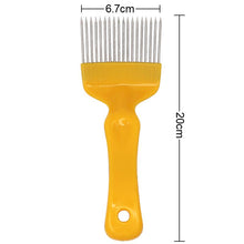 Load image into Gallery viewer, 2 pcs Beekeeping Tools 18 Pin Straight Needles Uncapping Forks handle Stainless Steel Honey Spare Rake Shovel Comb Bee Equipmen