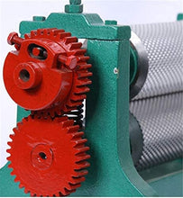 Load image into Gallery viewer, Manual Beeswax Comb Foundation Roller Mill Machine 86 x 310mm Bee Wax Rollers Stamper Printing Machine Cell Size 5.4mm/4.9mm