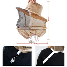 Load image into Gallery viewer, Beekeeper Protective Hat set Anti Bee gloves Beekeeping Protector Cap Beekeeper Cowboy bee equipment