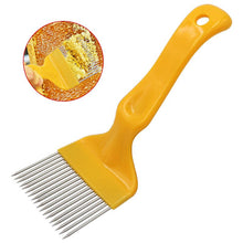Load image into Gallery viewer, 2 pcs Beekeeping Tools 18 Pin Straight Needles Uncapping Forks handle Stainless Steel Honey Spare Rake Shovel Comb Bee Equipmen