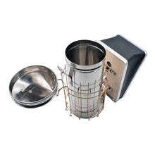 Load image into Gallery viewer, High Quality Bee Smoker Bee Hive Smoker with Heat Shield Protection Board Stainless Steel Beekeeping Equipment Bee Hive Smoker