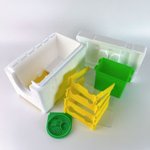Load image into Gallery viewer, 3 Box Plastic Feeder Foam Mini Bee Mating Box Beekeeping Beehive Wholesale