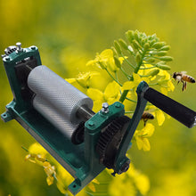 Load image into Gallery viewer, Manual Beeswax Comb Foundation Roller Mill Machine 86 x 310mm Bee Wax Rollers Stamper Printing Machine Cell Size 5.4mm/4.9mm