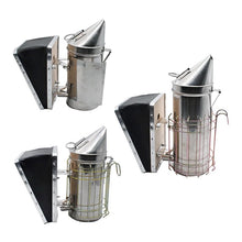 Load image into Gallery viewer, High Quality Bee Smoker Bee Hive Smoker with Heat Shield Protection Board Stainless Steel Beekeeping Equipment Bee Hive Smoker