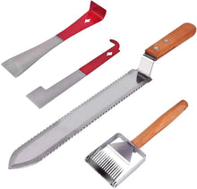 Load image into Gallery viewer, Beekeeping 19-piece Set of Half-length Bee-proof Clothing, Bee-proof Gloves, Scraping Knife, Honey-cutting Knife, Bee-keeping Tools, Bee Appliances