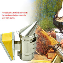 Load image into Gallery viewer, Stainless Steel Mini Bees Smoker Children Beekeeping Tool Bee Smoke Bombs Apiculture For Beekeeper Equipment
