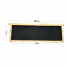 Load image into Gallery viewer, 480*230mm Wax Sprayed Plastic Nest Base with Wood Frame Beeswax Beehive Beehive Beekeeping