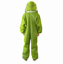 Load image into Gallery viewer, Green Mesh Breathable Space Cap Full Set of One-piece Bee Protective Suits Bee Keeping Tools