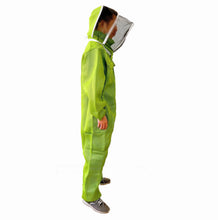 Load image into Gallery viewer, Green Mesh Breathable Space Cap Full Set of One-piece Bee Protective Suits Bee Keeping Tools