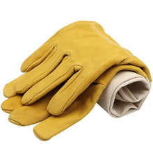 Load image into Gallery viewer, Bee Keeping Tools, Yellow Hard Cloth, Sheepskin, Bee Keeping Gloves, Bee Keeper Gloves Bee Stinging Protection Series