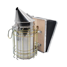 Load image into Gallery viewer, High Quality Bee Smoker Bee Hive Smoker with Heat Shield Protection Board Stainless Steel Beekeeping Equipment Bee Hive Smoker