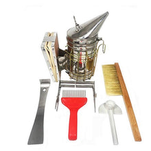 Load image into Gallery viewer, Beekeeping Tools,  Bee Smoker, Uncapping Scraper, Honey Fork, Spleen Clip, Water Feeder, Bee Brush, Bee Tool
