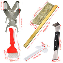 Load image into Gallery viewer, Beekeeping Tools, Bee Appliances, Bee Smoker, Smoker Pellets, Honey Fork, Bee Brush and Beehive Grip
