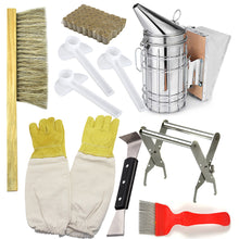 Load image into Gallery viewer, Beekeeping Tools, Bee Appliances, Bee Smoker, Smoker Pellets, Honey Fork, Bee Brush and Beehive Grip
