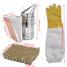 Load image into Gallery viewer, Beekeeping Tools, Bee Appliances, Bee Smoker, Smoker Pellets, Honey Fork, Bee Brush and Beehive Grip
