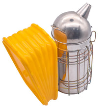 Load image into Gallery viewer, Bee Keeping Tool Stainless Steel Dome Plastic Air Blast Plate Beekeeping  Smoker
