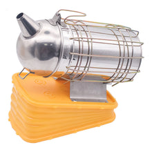 Load image into Gallery viewer, Bee Keeping Tool Stainless Steel Dome Plastic Air Blast Plate Beekeeping  Smoker
