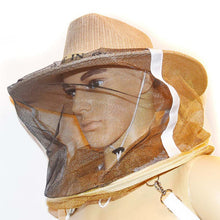 Load image into Gallery viewer, Bee Keeping Tools Bee Prevention Hat Cowboy Bee Hat Cotton Bee Hat Bee Sting Prevention Wasp Protection Hat Bee Gloves
