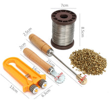 Load image into Gallery viewer, Beekeeping Basic Set with Wholesale Beekeeping Tools, Spur Wire Embedder, Wire Clamp and Copper Eye Wire Embedding Set
