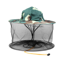 Load image into Gallery viewer, Bee Keeping Tools Bee Bee Hat Camouflage Bee Keeping Hat Anti Bee Hat Thickened Steel Ring Bee Coat Bee Hat Bee Tool Lot
