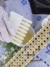 Load and play video in Gallery viewer, Wholesale Beekeeping Tools 8 Rows of Plastic Royal Jelly Cleaning Scraping Pens
