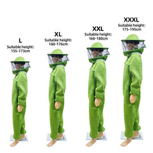 Load image into Gallery viewer, Beekeeping Ventilated Jacket Professional Anti Bee Suit 3 Layer Air-through Protective Clothing Bee Suit with Removable Hat
