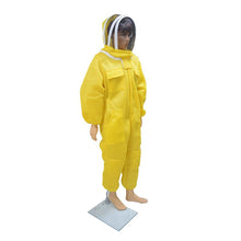 Load image into Gallery viewer, Professional Beekeeping Anti Bees Suit 3D Air Cotton Fabric Protective Clothing Bee Suit with Removable Hat Ventilated Bee Farm
