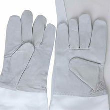 Load image into Gallery viewer, Beekeeping Tools White Goatskin Leather White Cloth Bee Keeping Gloves Beekeeper Gloves To Protect Hands
