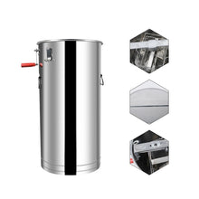 Load image into Gallery viewer, Beekeeping Tool Stainless Steel 2 Frame Honey Extractor Honey Filter Beeswax Press Manual Crank Beekeeping Equipment
