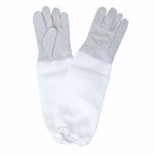 Load image into Gallery viewer, Beekeeping Tools White Goatskin Leather White Cloth Bee Keeping Gloves Beekeeper Gloves To Protect Hands
