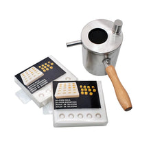 Load image into Gallery viewer, 200ML Stainless Steel Wax Cooking Pot Wax Model Pot Wax Pot Wooden Handle Bee Keeping Tool
