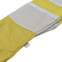 Load image into Gallery viewer, Beekeeping Tools Beekeeping Gloves Yellow Sheepskin Breathable Stitching Canvas Beekeeping Wholesale
