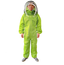 Load image into Gallery viewer, Green Mesh Breathable Space Cap Full Set of One-piece Bee Protective Suits Bee Keeping Tools
