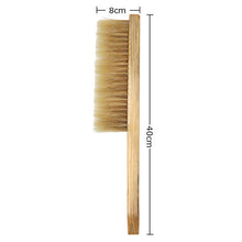 Load image into Gallery viewer, Beekeeping Equipment, Tools, Double Rows of Bee Brushes, Bristles and Horsetails with Plastic Handles.
