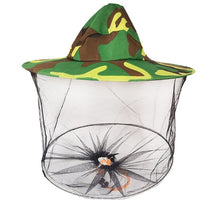 Load image into Gallery viewer, Bee Keeping Tools Bee Bee Hat Camouflage Bee Keeping Hat Anti Bee Hat Thickened Steel Ring Bee Coat Bee Hat Bee Tool Lot
