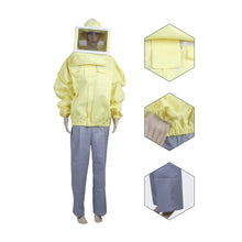 Load image into Gallery viewer, Half Body Beekeeping Suit, Chest Opening Zipper, Square Mesh, Bee Hat, Bee Keeping Tool
