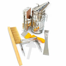 Load image into Gallery viewer, Beekeeping Tools, Bee Smoker, Uncapping Scraper, Honey Fork, Beehive Grip, Water Feeder, Bee Brush Set Wholesale

