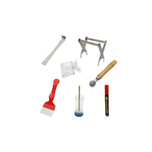Load image into Gallery viewer, Set of Beekeeping Equipment Wholesale Queen Bee Marker Marker Bottle Plastic Clip Cutting Honey Fork Scraper Wire Embedder
