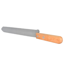 Load image into Gallery viewer, Beekeeping Tool Serrated Uncapping Tool Z Shaped Stainless Steel Hand Equipment Honey Comb Uncapping Scraper
