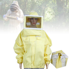 Load image into Gallery viewer, Half Body Beekeeping Suit, Chest Opening Zipper, Square Mesh, Bee Hat, Bee Keeping Tool
