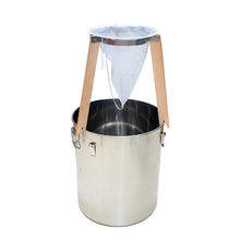 Load image into Gallery viewer, Beekeeping Tool Nylon Cone Honey Filter Mesh Honey Filter Bracket Stainless Steel Honey Outlet
