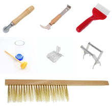 Load image into Gallery viewer, Beekeeping Tools, Bee Utensils, Wholesale Bee Utensils Set, Bee Brush Nest, Frame Clip, Honey Cutting Fork, Scraper Marker Bottle
