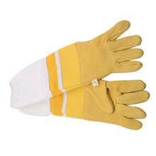 Load image into Gallery viewer, Bee Tools Bee Tools Wholesale Yellow Sheepskin Gloves Bee and Sting Prevention Mesh American Breathable
